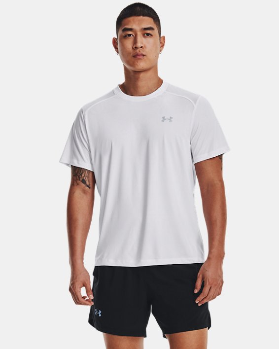 Men's UA CoolSwitch Run Short Sleeve in White image number 0